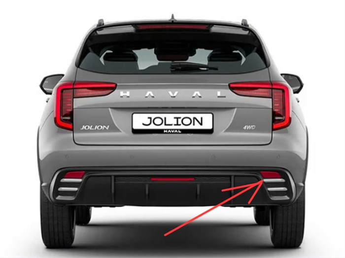 Молдинг бампера заднего правый Haval Jolion 24- рестайлинг 2804117XST13A