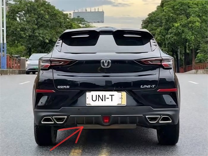 Накладка бампера заднего нижняя Changan UNI-T S202F2713031601