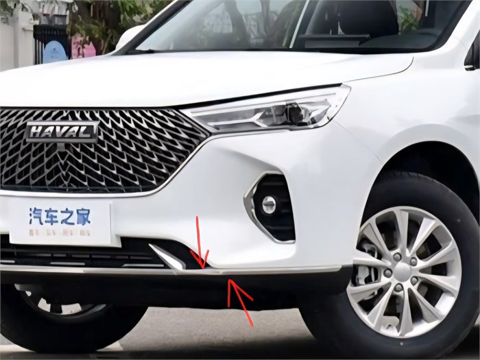 Молдинг переднего бампера левый нижний (хром) Haval M6 — НОВЫЙ ОРИГИНАЛ 2803115XKZ0YAorig