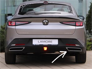 {{photo.Alt || photo.Description || 'Накладка бампера заднего выхлопа правая  Changan LAMORE 2804320-DY01'}}