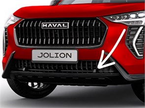 {{photo.Alt || photo.Description || 'Молдинг переднего бампера центральный Haval Jolion рестайлинг / 2803169XST01A'}}
